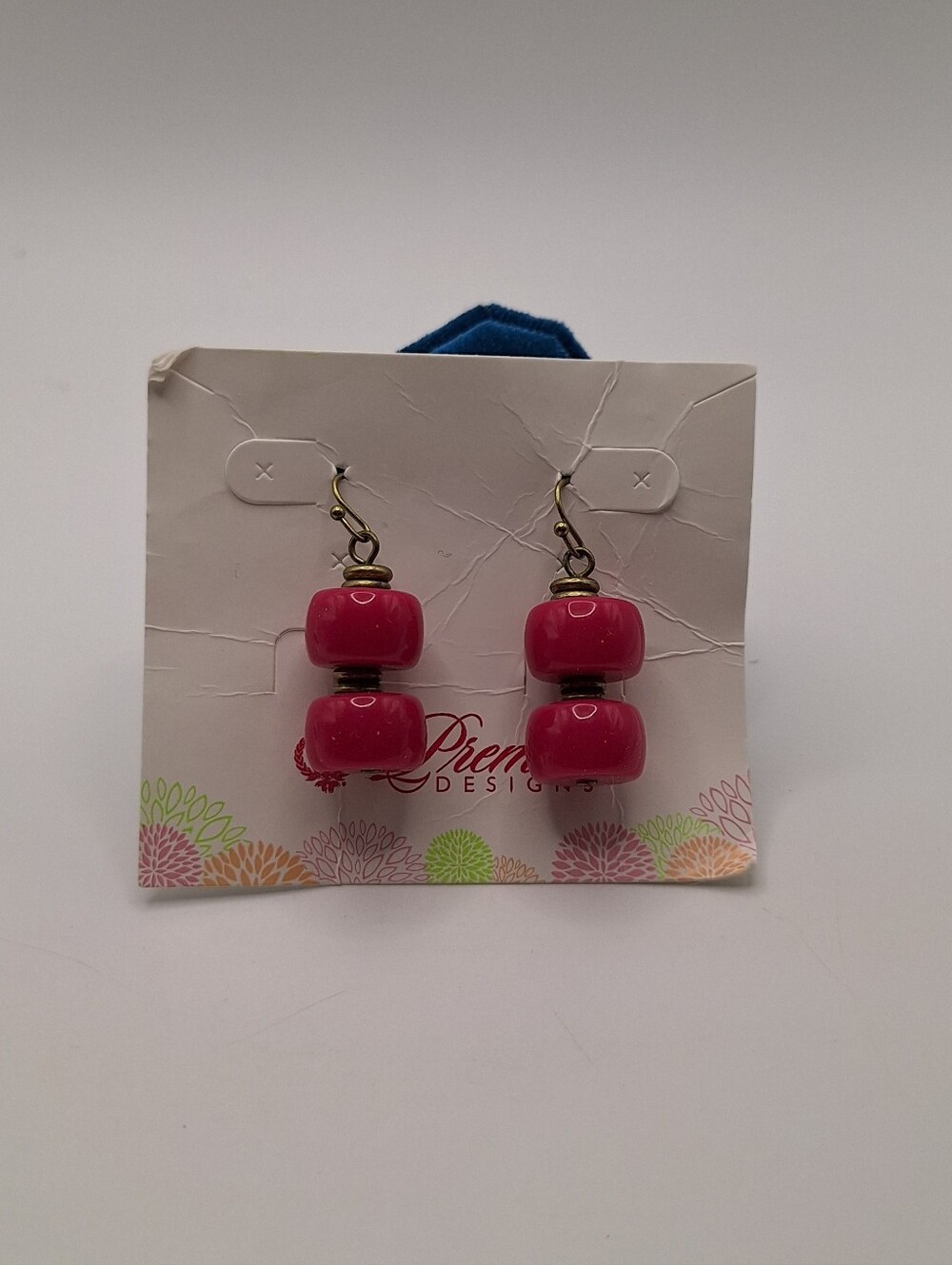 Premier Designs Pink Beaded Dangle Earrings New